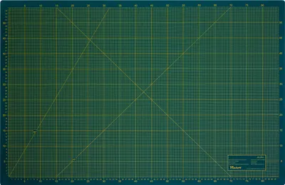 Produktbild von Schneidematte 3-lagig und selbstheilend grün schwarz 60x90cm A1