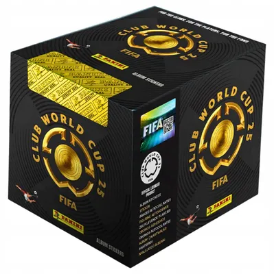 Obrázok produktu pre BOX of 50 sachets of Panini FIFA Club World Cup 2025 football stickers