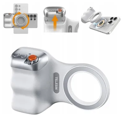 Obrázek produktu pro Magnetický držák Grip MagSafe Bluetooth ovladač pro iPhone / P5-MP-001WH