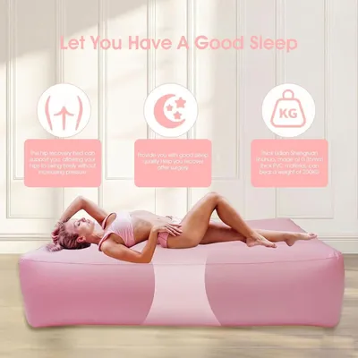 Produktbild von BBL Bett aus dickem PVC für die Erholungsphase nach der Operation, aufblasbare Schwangerschaftsmatratze mit Hohlstützloch