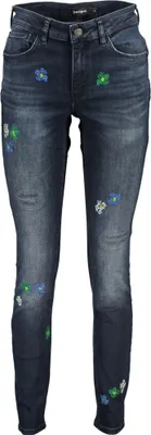 Produktbild von DESIGUAL DAMEN-DENIM-JEANS BLAU : Farbe - Blau, Größe - 40 Größe: 40 Farbe: Blau