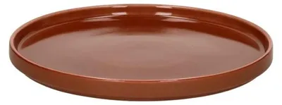 Productafbeelding van Pomax Rasa dessertbord, porselein, bruin, Ø 22,5 x H 2 cm