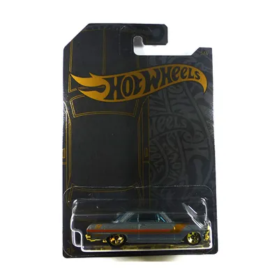 Produktbild von Hot Wheels GHN99 63 Chevy II Satin & Chrome Spielzeug Auto 1:64 Neu