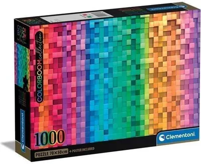 Obrázok produktu pre Clementoni Supercolor 39782, 1000 kusov, Ďalší, 10 rok / roky