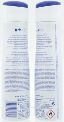 Immagine prodotto di NIVEA Fresh Natural Deo Spray, Donna, Deodorante, Deodorante spray, Spray, 150 ml, 48 h