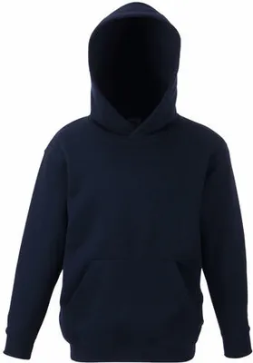 Produktbild von Fruit of the Loom - Kids Classic Hooded Sweat - Deep Navy - 128