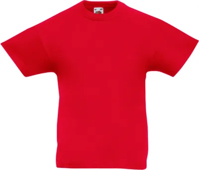 Produktbild von Fruit Of The Loom Original Kinder Kurzarm T-Shirt RW4730 (14-15 Jahre) (Rot)
