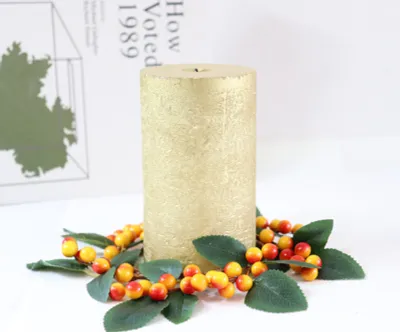 Produktbild von künstliche Beerenkerzenring Realistische Anti-Fade-Pflege Easy Care wiederverwendbares helle Farbstischdekoration Langlebig Weihnachts Halloween kleiner Kerzenkranz für Hotel
