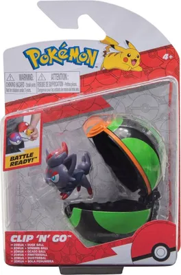 Obrázok produktu pre Jazwares PKW2658 - Pokémon Clip'n'Go Poké Balls - Zorua & Finsterball