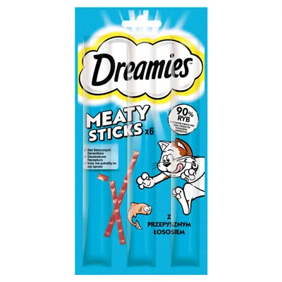 Produktbild von DREAMIES Meaty Sticks Salmon - Katze behandeln - 30 g