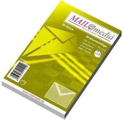 Produktbild von MAILmedia Briefumschlag 30002353 C6 nk oF ws 25 St./Pack.