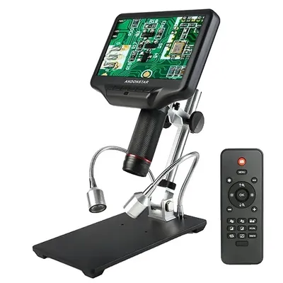 Obrázek produktu pro Digitální mikroskop, rozlišení 4MP UHD, 7palcový LCD displej, AD407