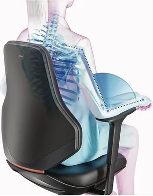 Produktbild von Bimos 4D-Armlehnen anthrazit für Texon