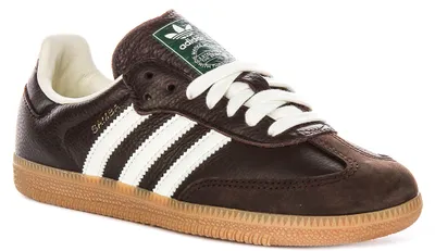 Produktbild von Adidas Samba OG In Brown White For Men – 10 UK - 44 2/3 EU - 10.5 US / Brown White
