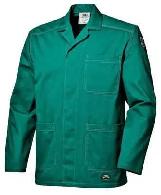 Immagine prodotto di Giacca da lavoro da uomo Sir Safety SYMBOL in cotone, cuciture triple sulle spalle, verde, 2XL+, verde