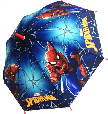 Produktbild von Spider-Man Stock-Schirm Regenschirm Kuppelschirm