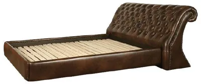 Immagine prodotto di Letto ad acqua Chesterfield Letto in pelle Letto ad acqua Tappezzeria letto matrimoniale Hotel OXFORD