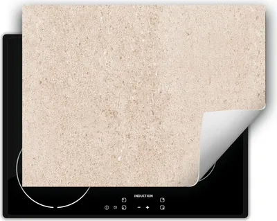 Produktbild von DarHaus Herdabdeckplatte 80x52 cm Anti Rutsch Matte Aufrollbar, beige