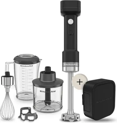 Immagine prodotto di KitchenAid Frullatore a Immersione Senza Fili con Accessori e Batteria Rimovibile 12V