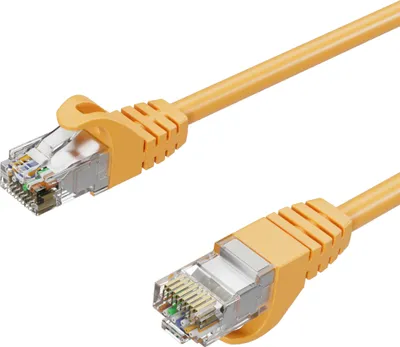 Produktbild von RJ45 Patchkabel m. CAT 7 Rohkabel  PIMF orange 30m