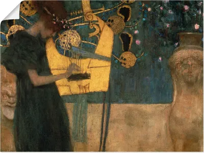 Produktbild von ARTland Poster Die Musik. 1895 Größe: 60x45 cm