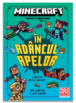 Zdjęcie produktu dla Minecraft Cronicile Woodsword Vol.3 – In adancul apelor 7-12 ani