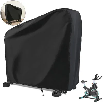 Produktbild von Fahrradabdeckung Fitnessbike Abdeckung 210D Oxford wasserdicht UV-Schutz 140x60x120/160cm mit Kordelzug für Indoor Outdoor