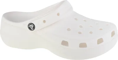 Produktbild von Crocs Classic Platform Clog 206750-100, Badelatschen, Damen, Weiß, Größe: 37/38