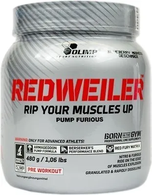 Image de Olimp Redweiler Pre Workout Booster 480g Dose