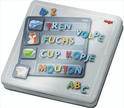 Produktbild von Magnetspiel-Box Buchstaben