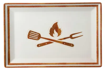 Obrázek produktu pro Ritzenhoff a Breker Rezavý talíř plochý 34x23cm
