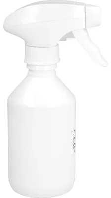 Produktbild von Weiße Sprühflasche mit Sprühkopf für Flüssigkeiten, 250 ml Fassungsvermögen