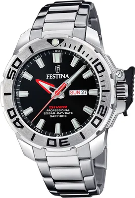 Obrázok produktu pre Pánske náramkové hodinky Festina z nehrdzavejúcej ocele strieborné ležérne D2UF20665/4