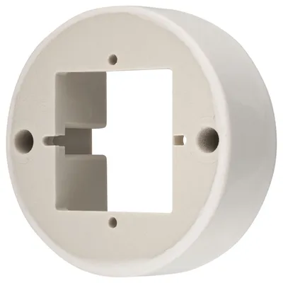 Image de Cadre porcelaine rétro apparent simple I PR1 blanc