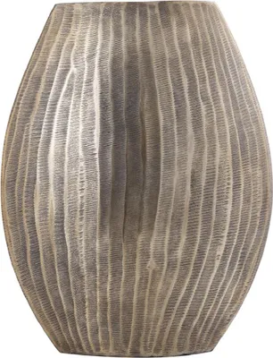 Productafbeelding van PTMD Bloempot Jowad - 25x11x31 cm - Aluminium - Goud