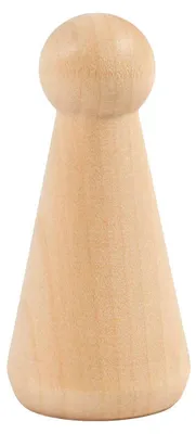 Immagine prodotto di Creativ Company Figurina in legno, a forma di cono, H: 8 cm, 3 pezzi 1 scatola