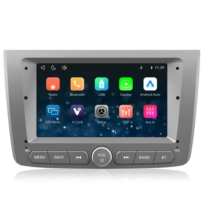 Zdjęcie produktu dla Radio samochodowe 7-calowe do Alfa Romeo Mito (2008-2019), system Linux, CarPlay, Android Auto, Bluetooth, WiFi, RDS, kamera (opcjonalnie), Vi Link