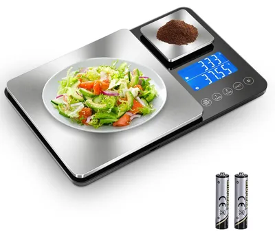Zdjęcie produktu dla Waga kuchenna - Dwuplatformowa - 15 kg - 500 g - Cyfrowa - 7 jednostek
