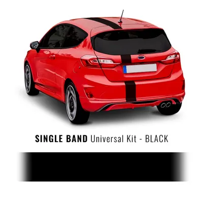 Image de Bande adhésive universelle Stripe pour voiture, 15 x 500 cm, noir