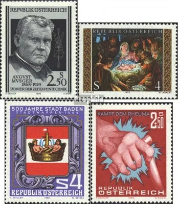 Produktbild von Briefmarken Österreich 1979 Mi 1628,1630,1631,1632 (kompl.Ausg.) postfrisch Sondermarken