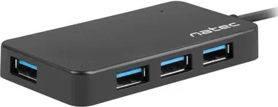 Obrázok produktu pre NATEC Silkworm, USB 2.0 Type-C, USB 3.2 Gen 1 (3.1 Gen 1) Type-A, 5000 Mbit/s, Čierna, 0,15 m, USB