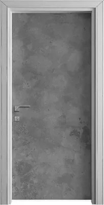 Produktbild von Tür Selbstklebende 90x210 cm Türfolie Türtapete Klebefolie - Beton Zement Textur