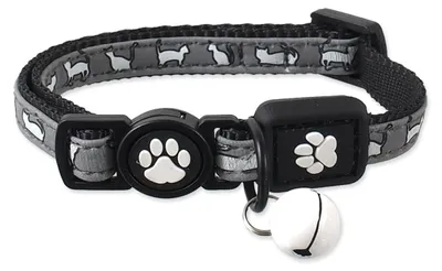 Produktbild von Active Cat Reflective Halsband XS Schwarz 1x19-31cm