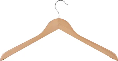 Produktbild von Holz-Kleiderbügel mit Steg EUROHOME®