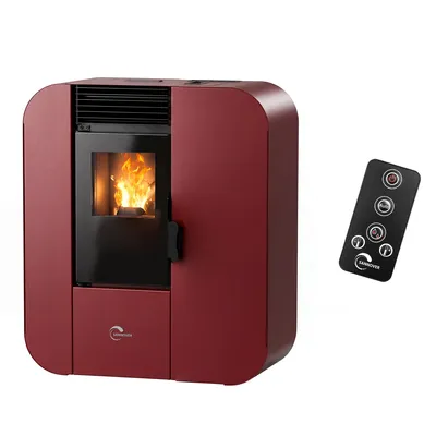 Obrázok produktu pre Peletové kachle Slim Astral 9,4 kW Bordeaux Sannover