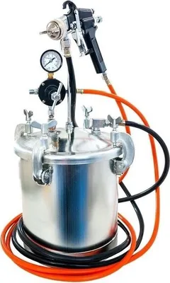 Produktbild von Airpress Druckbehälter Verzinkt 8,5 L + Farbspritzgerät - 45202
