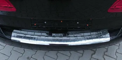 Für VW Touran 2010-2015 1T3 Facelift Ladekantenschutz Edelstahl MIT ABKANTUNG in der Farbe von Recambo e.K.