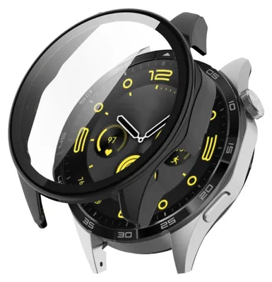 Produktbild von Schutzhülle, Techsuit Defense360 Pro mit Glas für Huawei Watch GT4 46mm, Schwarz