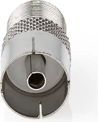 Zdjęcie produktu dla Nedis CSGB41955ME, F-type, IEC (Coax), Srebrny, Męska/Żeńska, Prosty, Metal, Nikiel