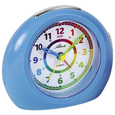 Produktbild von Atlanta 1967/5 Wecker für Kinder Kinderwecker Quarz analog blau mit Licht